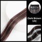 ✨ Clip-In Hair Extensions with Tinsel: Instant Volume & Length, Invisible Clips, 63cm, Synthetic