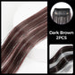 ✨ Clip-In Hair Extensions with Tinsel: Instant Volume & Length, Invisible Clips, 63cm, Synthetic