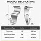 🏠 Vinyl Siding Hooks: No-Hole Installation, 304 Stainless Steel, Rust-Resistant