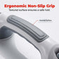 🛁 Suction Grab Bar: No-Drill, Tool-Free, Waterproof, Reusable, for Bathroom & Shower Safety