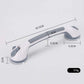 🛁 Suction Grab Bar: No-Drill, Tool-Free, Waterproof, Reusable, for Bathroom & Shower Safety