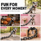 🐕 Giant Chain Pet Leash: Lightweight PE, Realistic Iron Look, Comedy Walk