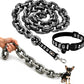 🐕 Giant Chain Pet Leash: Lightweight PE, Realistic Iron Look, Comedy Walk