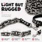 🐕 Giant Chain Pet Leash: Lightweight PE, Realistic Iron Look, Comedy Walk