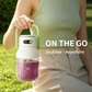 🥤 Portable Blender: 12-Blade, 1000ml, Digital Display, USB Rechargeable, Dual-Lid