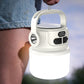🏕️ LED Solar Camping Light: Solar + USB Charging, 6 Brightness Levels, LCD Display, Power Bank