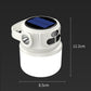 🏕️ LED Solar Camping Light: Solar + USB Charging, 6 Brightness Levels, LCD Display, Power Bank