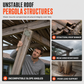🏠 Heavy-Duty Roof Mounting Bracket: Adjustable Slope, Steel