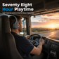 🚚 Trucker Bluetooth Headset: ENC Noise Reduction, Flexible Boom Mic, 78H Playtime, Lightweight