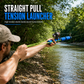 🎣 Slingshot Fishing Combo: Precision Launch, Double Rubber Band, 255g Lightweight, Compact