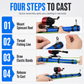 🎣 Slingshot Fishing Combo: Precision Launch, Double Rubber Band, 255g Lightweight, Compact