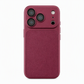 🛡️ Textured Leather Phone Case: Shockproof, Metal Camera Guard, Non-Slip, for iPhone 15-18 Pro Max