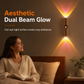 💡 Cat Eye Motion Sensor Wall Light: Dual Beam, Rechargeable, No Wires, for Hallway & Stairs