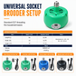 ✈️ Free Shipping 🐣 Smart Brooder Heater: Gentle Warm Air, Precise Thermostat, Uniform Heating, E27 Socket
