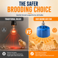✈️ Free Shipping 🐣 Smart Brooder Heater: Gentle Warm Air, Precise Thermostat, Uniform Heating, E27 Socket