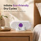 💧 Mini Reusable Dehumidifier: Silica Gel, Visual Moisture Tracking, USB Rechargeable