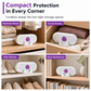 💧 Mini Reusable Dehumidifier: Silica Gel, Visual Moisture Tracking, USB Rechargeable