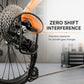 🚲 Bike Derailleur Guard: Solid Steel Shield, Impact Deflection, for Mountain Bike Rear Gears