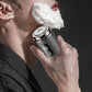 🪒 Mini Travel Shaver: LED Power Display, High-Speed Motor, IPX7 Waterproof, Stainless Steel Blades