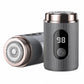 🪒 Mini Travel Shaver: LED Power Display, High-Speed Motor, IPX7 Waterproof, Stainless Steel Blades