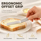 🧈 3-in-1 Butter Knife: Spreader, Serrated Edge & Shredding Holes, 304 Stainless Steel, 16cm