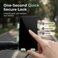 🚴 Universal Bike Phone Mount: One-Click Lock, Dual-Layer Rubber, Shock-Absorbing, 360° Rotation