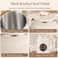 🥛 Automatic Soy Milk Maker: Filter-Free, 10-Blade, High-Cyclone Grinding, Compact