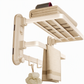 🛁 Double Folding Towel Rack: Vacuum Suction, No Drilling, Space Aluminum, Rustproof, Space-Saving