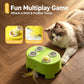 🐱 Interactive Cat Toy: Pop-Up Pom-Poms, Rotating Feather, 3 Modes, Type-C, Whisper-Quiet