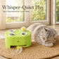 🐱 Interactive Cat Toy: Pop-Up Pom-Poms, Rotating Feather, 3 Modes, Type-C, Whisper-Quiet