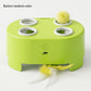 🐱 Interactive Cat Toy: Pop-Up Pom-Poms, Rotating Feather, 3 Modes, Type-C, Whisper-Quiet