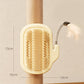 🐱 2-in-1 Cat Groomer & Feather Teaser: Wall-Mounted, Self-Grooming Brush, No Floor Space