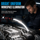 🔧 Flexible Bendable Work Light: 800 Lumens, Shape-Retaining, Cordless, for Auto Repair & Garage