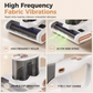 🛏️ Cordless Mattress Vacuum: 15KPa Suction, Green Light Dust Display, Double Cup, Washable