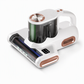 🛏️ Cordless Mattress Vacuum: 15KPa Suction, Green Light Dust Display, Double Cup, Washable