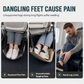 🦶 Flat Support Travel Footrest: Bamboo Base, Memory Foam, Breathable Mesh