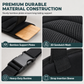 🦶 Flat Support Travel Footrest: Bamboo Base, Memory Foam, Breathable Mesh