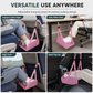 🦶 Flat Support Travel Footrest: Bamboo Base, Memory Foam, Breathable Mesh