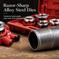 🔧 Manual Pipe Threading Ratchet Set: Alloy Steel Dies, Reversible, Cast Iron