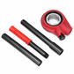🔧 Manual Pipe Threading Ratchet Set: Alloy Steel Dies, Reversible, Cast Iron