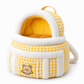 🐱 Warm Fleece Pet Carrier: Hand Pouch, Dual Shoulder Straps, Winter Travel, Cozy & Secure