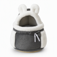 🐱 Warm Fleece Pet Carrier: Hand Pouch, Dual Shoulder Straps, Winter Travel, Cozy & Secure
