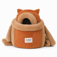 🐱 Warm Fleece Pet Carrier: Hand Pouch, Dual Shoulder Straps, Winter Travel, Cozy & Secure