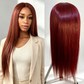 💇 Long Straight Synthetic Wig: Pre-Plucked Hairline, Middle Part, Heat-Resistant, Breathable Cap