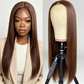 💇 Long Straight Synthetic Wig: Pre-Plucked Hairline, Middle Part, Heat-Resistant, Breathable Cap