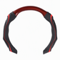 🚗 Steering Wheel Cover: Non-Slip Leather, Hexagonal Grip, Palm Massage, 15" Universal