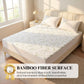 🛏️ Bamboo Fiber Waterproof Mattress Protector: 360° Fitted, TPU, Breathable, Machine Washable