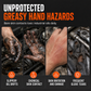 🧤 Heavy Duty Nitrile Gloves with Diamond Grip Texture – Thickened Disposable Gloves for Auto Repair, Grease & Oil Handling, Puncture Resistant ✨