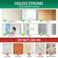🎄 Silicone Christmas Wreath Ties & Traceless Hooks: Flexible, No-Drill, Multipurpose