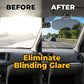 🚗 Anti-Glare Car Visor Extender: Day/Night Dual Lens, 360° Rotation, Snap-On, HD Vision